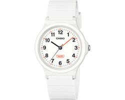 Casio Analogue,Water Resistant, White face and Resin Band