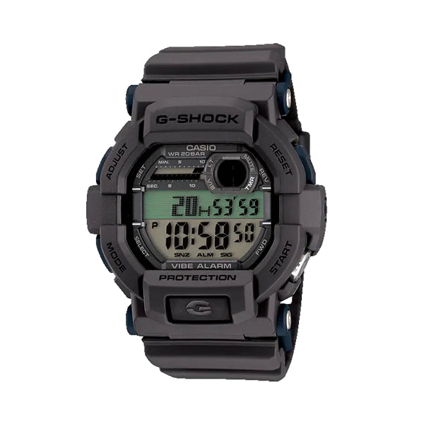 G Shock Grey Watch,Vibration Alert Digital Resin Watch