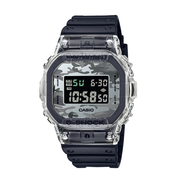 G Shock Digital Metallic Camo El Blight,Sw,Alarm