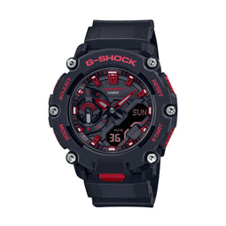 G Shock Ignite Red Carbon Core Guard, Blk Face Red Accent,Blk Resin Band