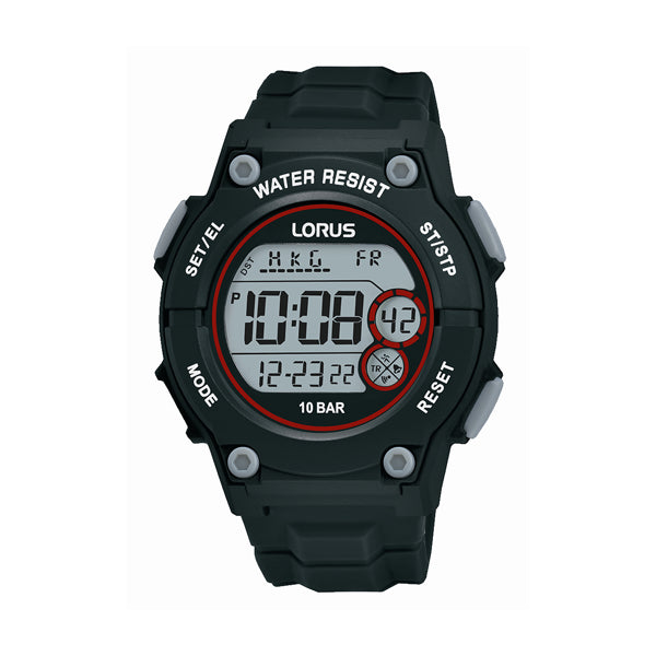 Lorus Mens Sports Digital Watch 100 Metres