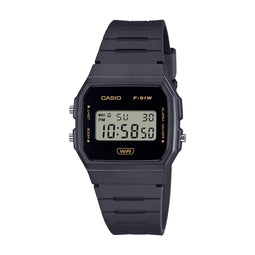 Casio Dig Square Face, Black Resin Band,Water Resistant ,alarm,stopwatch.