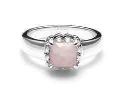 Baby Claw Ring Rose Quartz