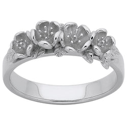 Karen Walker Sterling Silver Wreath Ring - Size M