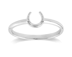 Lucky Horseshoe Ring Size N