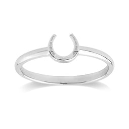 Lucky Horseshoe Ring Size N