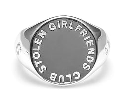 Text Logo Sovereign Ring