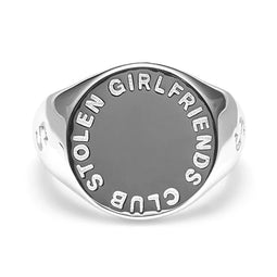 Text Logo Sovereign Ring