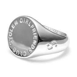 Text Logo Sovereign Ring