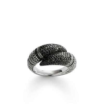 Thomas Sabo Falcon Talon Black Cz Ring