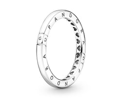 Pandora Silver Logo Ring