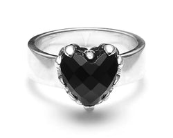 Stolen Girlfriends Club Love Claw Ring Onyx Sterling Silver Size S