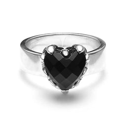 Stolen Girlfriends Club Love Claw Ring Onyx Sterling Silver Size S