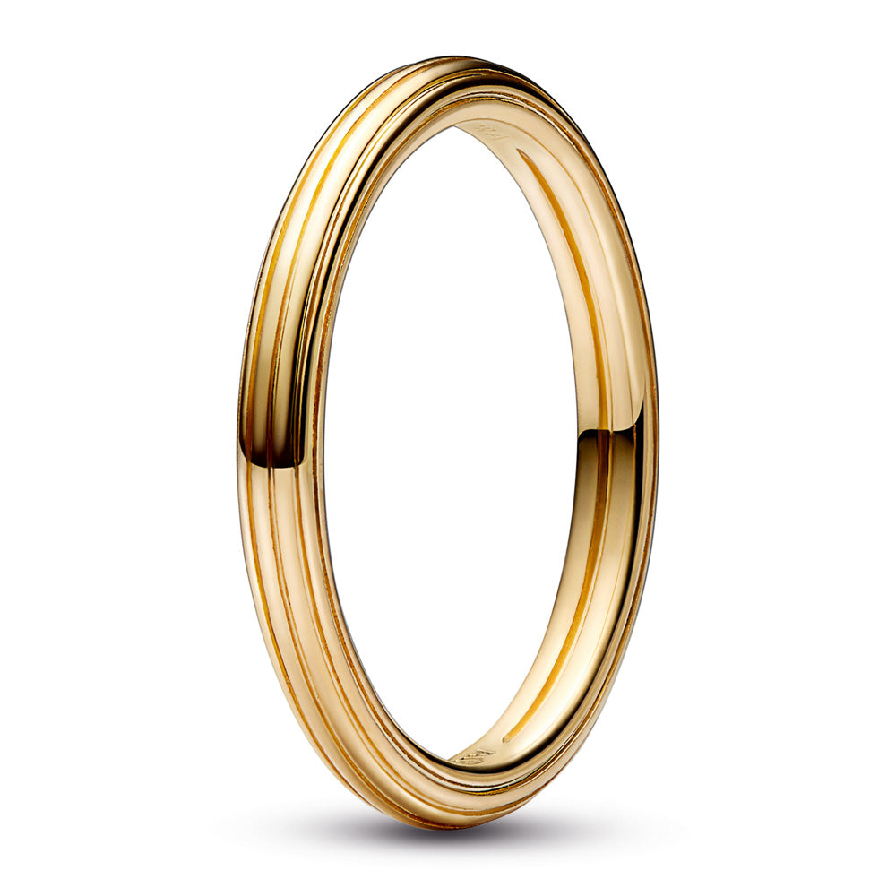 14K Gold-Plated Ring - Size 56