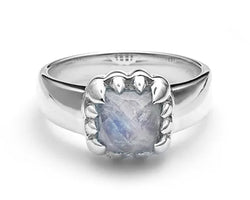 Stolen Girlfriends Club Baby Claw Moonstone Ring