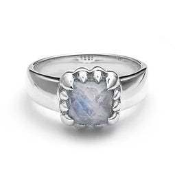 Stolen Girlfriends Club Baby Claw Moonstone Ring