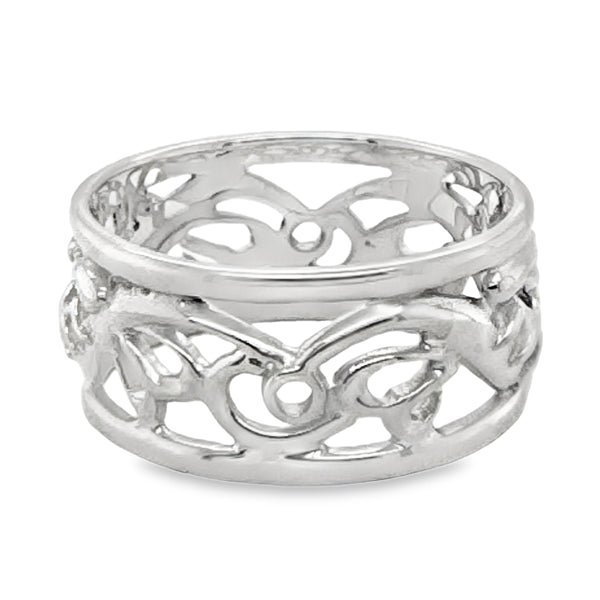 Sterling Silver Taniwha Ring (Size U) WHENUA