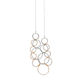 Tamara Multi Rhodium/Rose Gold Plated Necklace