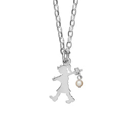 Karen Walker Girl With A Pearl Necklace Sterling Silver