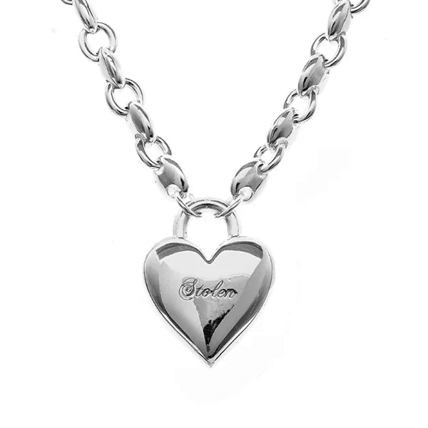 Stolen Girlfriends Club Stg Full Heart Necklace