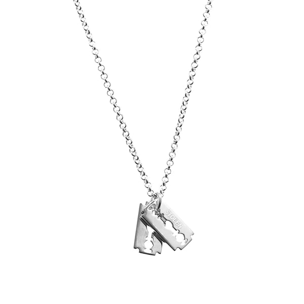 Baby Blades Necklace Sterling Silver 45cm