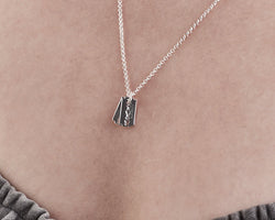 Baby Blades Necklace Sterling Silver 45cm