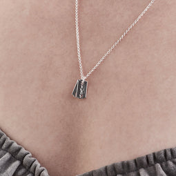 Baby Blades Necklace Sterling Silver 45cm