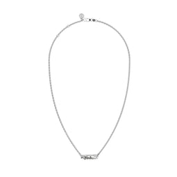 Scripted Pin Necklace