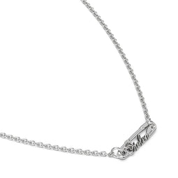 Scripted Pin Necklace