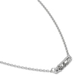 Scripted Pin Necklace