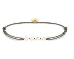 Thomas Sabo Khaki Yellow/gold Link Charm Bracelet