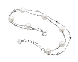 Freshwater Pearl & Ball Bracelet