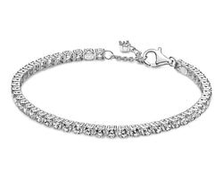 Pandora Bracelet With Clear Cubic Zirconia - Size 20