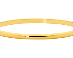 Stainless Steel Gold Ip Plating 3Mm Bangle