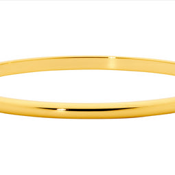 Stainless Steel Gold Ip Plating 3Mm Bangle