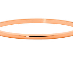 Stainless Steel Rose Gold Ip Plating 3Mm Bangle