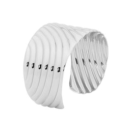 Stainless Steel Wave Feature Cuff