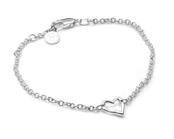 Stolen Girlfriends Club Sterling Silver Melted Heart Bracelet