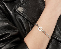 Stolen Girlfriends Club Core Bracelet Sterling Silver -18.5cm