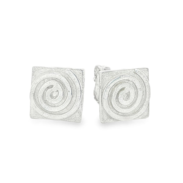 WHENUA Korutahi Stud Earrings Sterling Silver