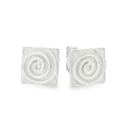 WHENUA Korutahi Stud Earrings Sterling Silver