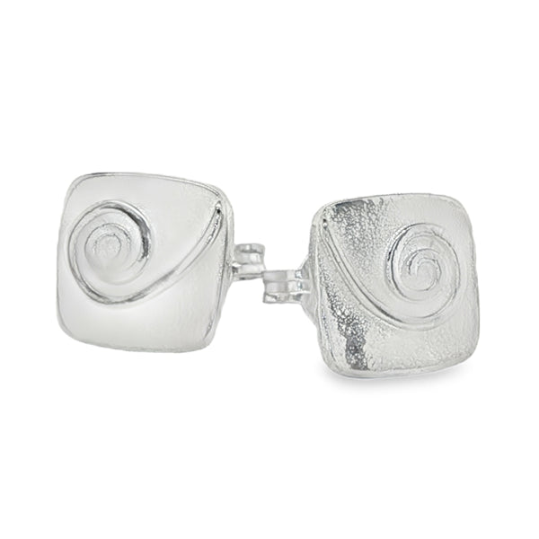 Korurua Stud Earrings Sterling Silver WHENUA