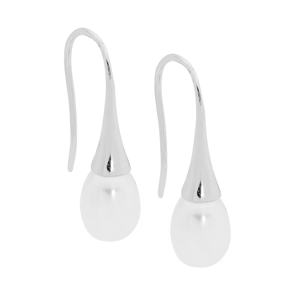 Sterling Silver Freshwater Pearl On Hook