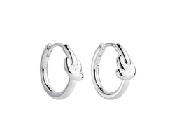 Najo Natures Knot Huggie Earrings