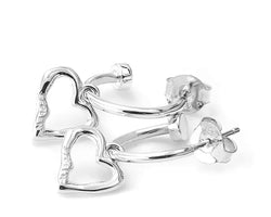 Stolen Girlfriends Club Sterling Silver Melted Heart Anchor Sleepers