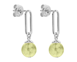 Natura Prehnite Earrings