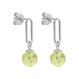 Natura Prehnite Earrings