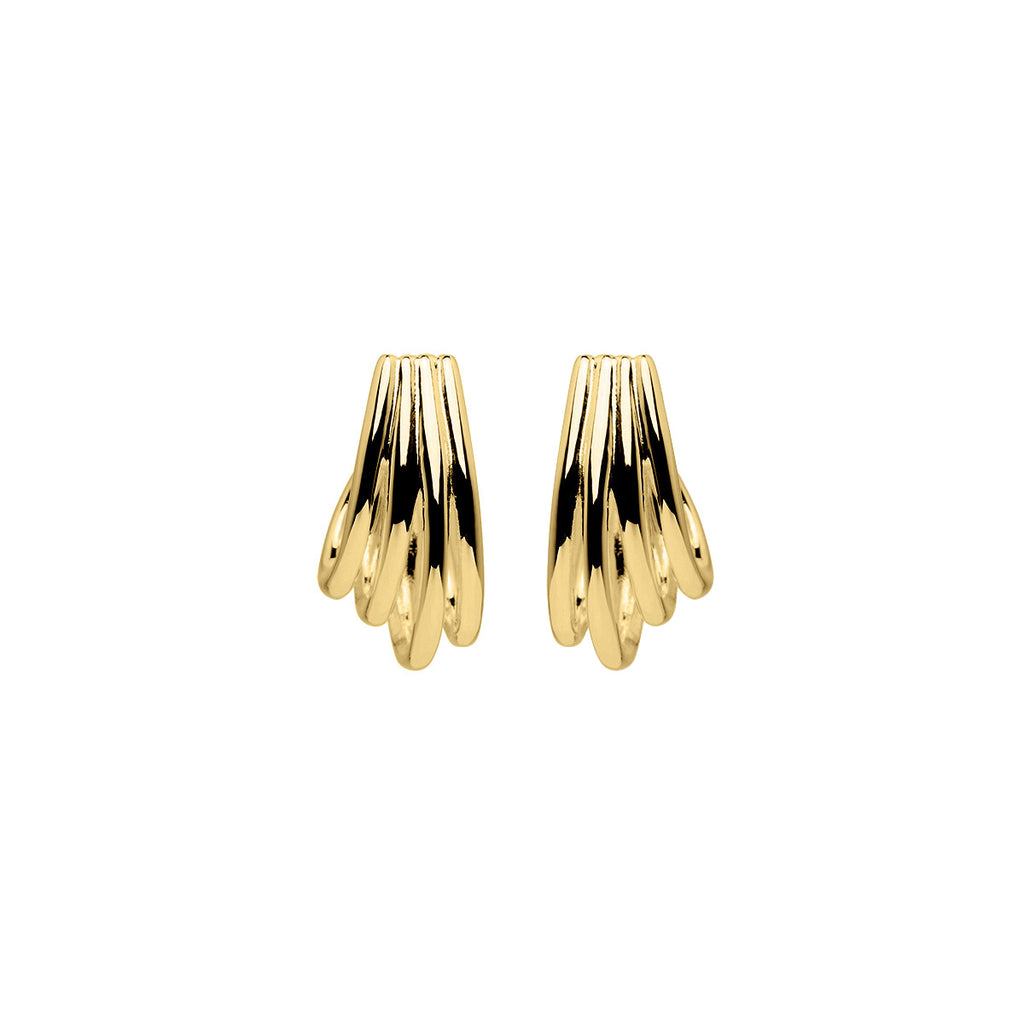 Vitality Earrings - Yellow Gold Plated Sterling Silver