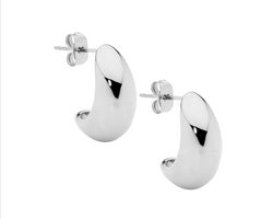 Stainless Steel Teardrop Earrings