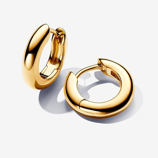 Round Hoop Earrings
